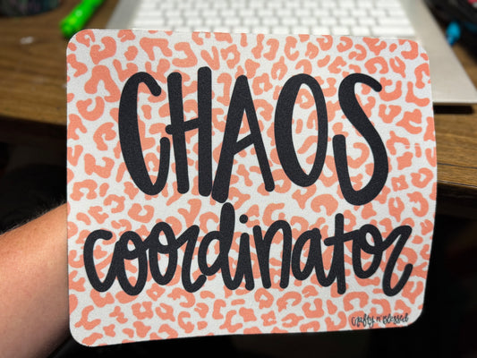 READY TO SHIP/PICKUP Coral Chaos Coordinator Mousepad