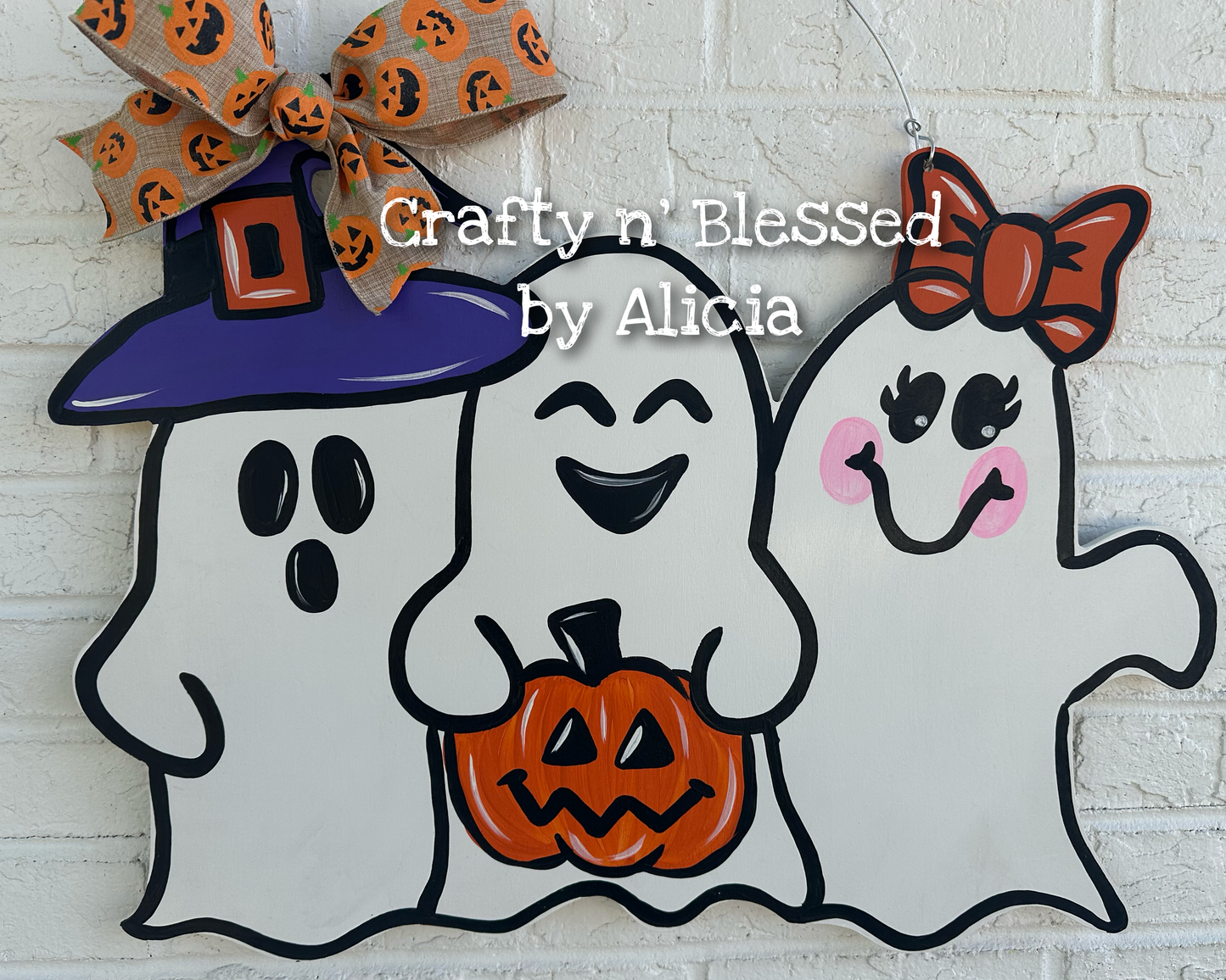 Ghost Buddies Door Hanger