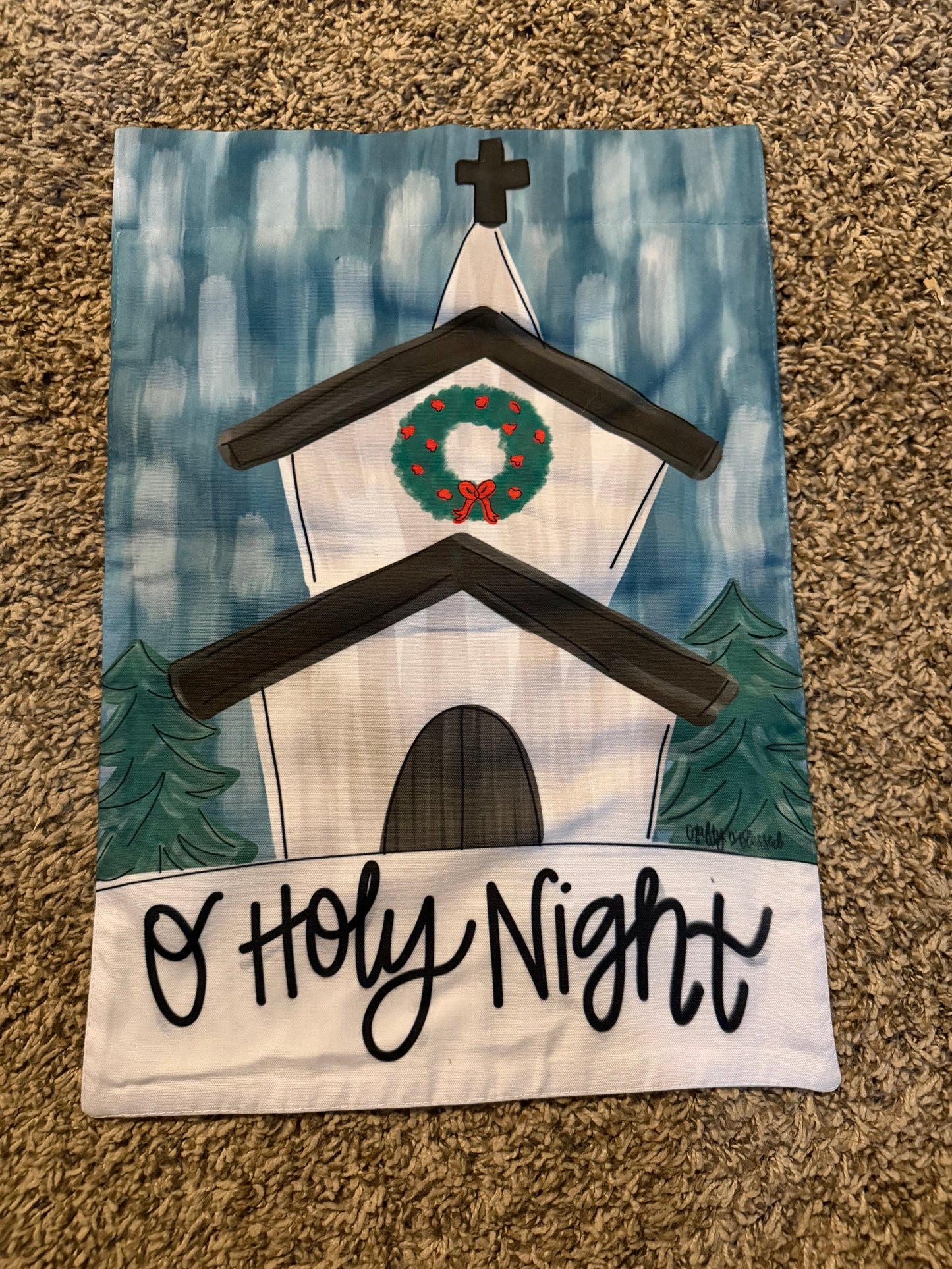 READY TO SHIP/PICKUP O Holy Night Garden Flag