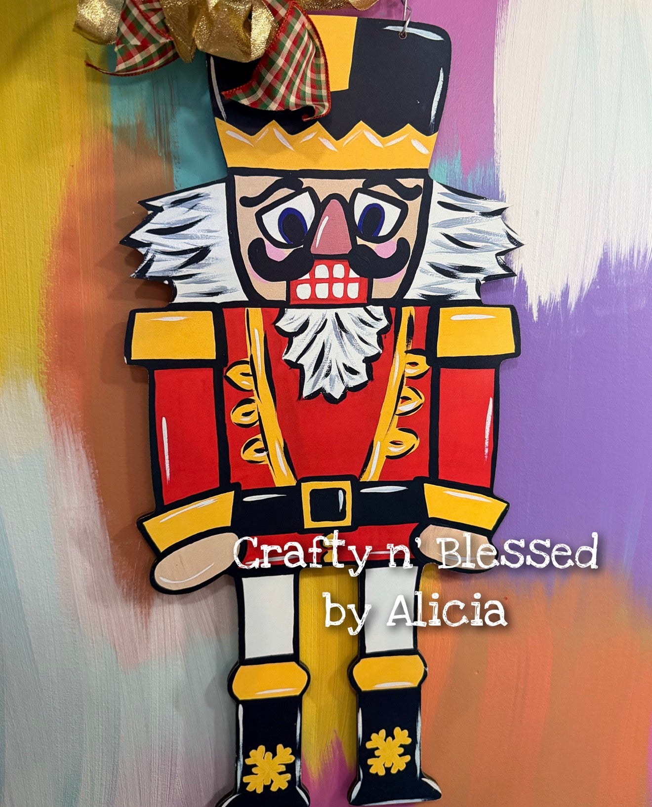 READY TO SHIP/PICKUP Nutcracker Door Hanger