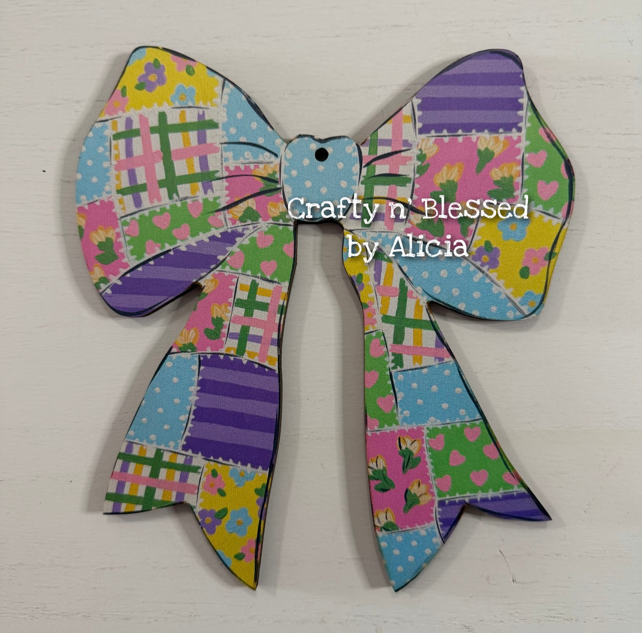 Interchangeable Mini Quilted Bow