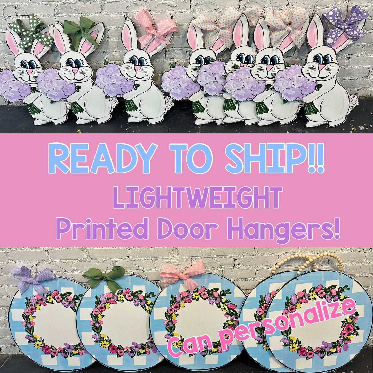 Preorder Spring Printed Door Hanger