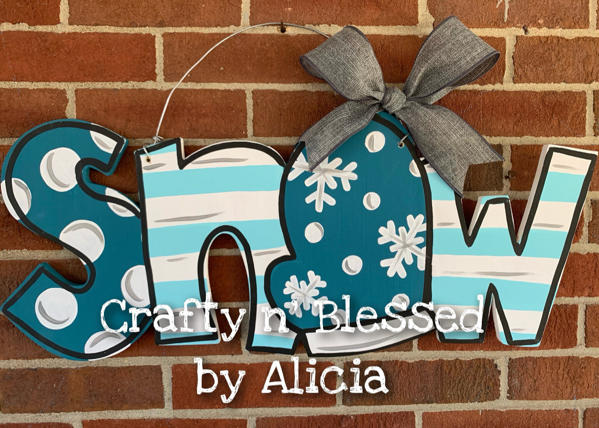SNOW Custom Door Hanger
