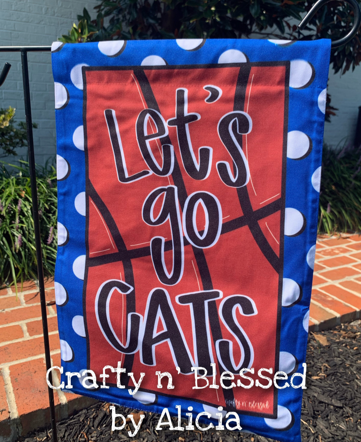 Basketball Garden Flag