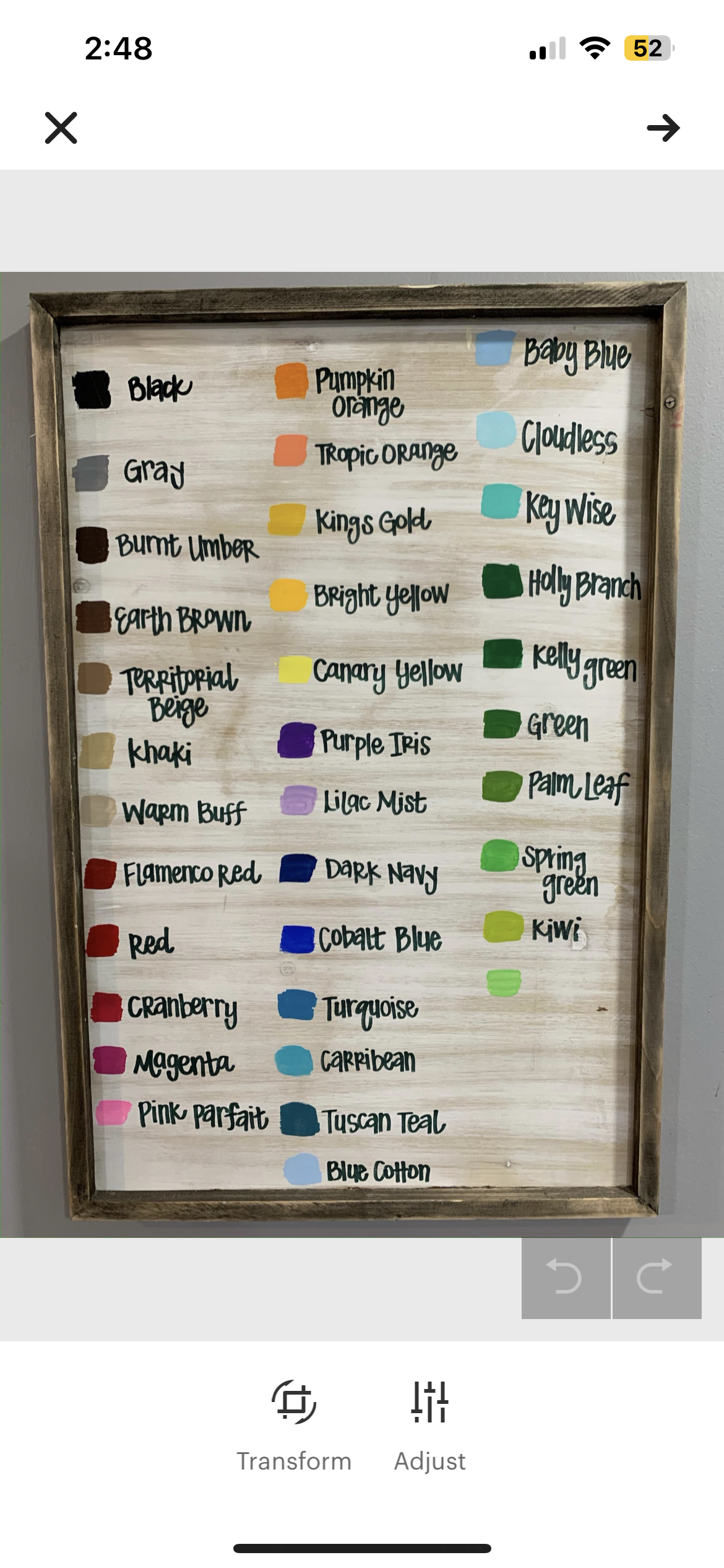 Coffee Themed Personalized Painted Wood Clipboard
