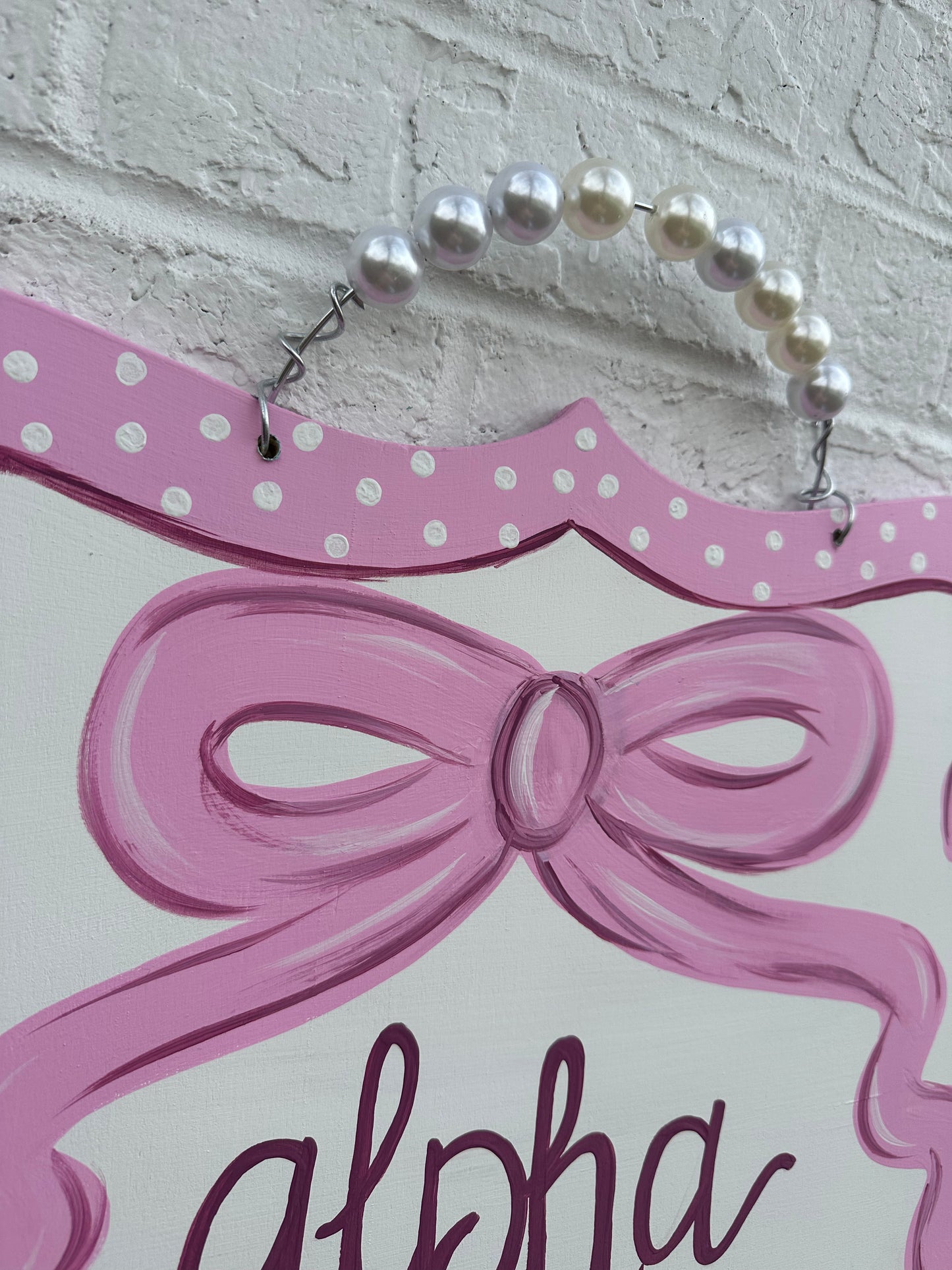 Alpha Gamma Delta Door Hanger