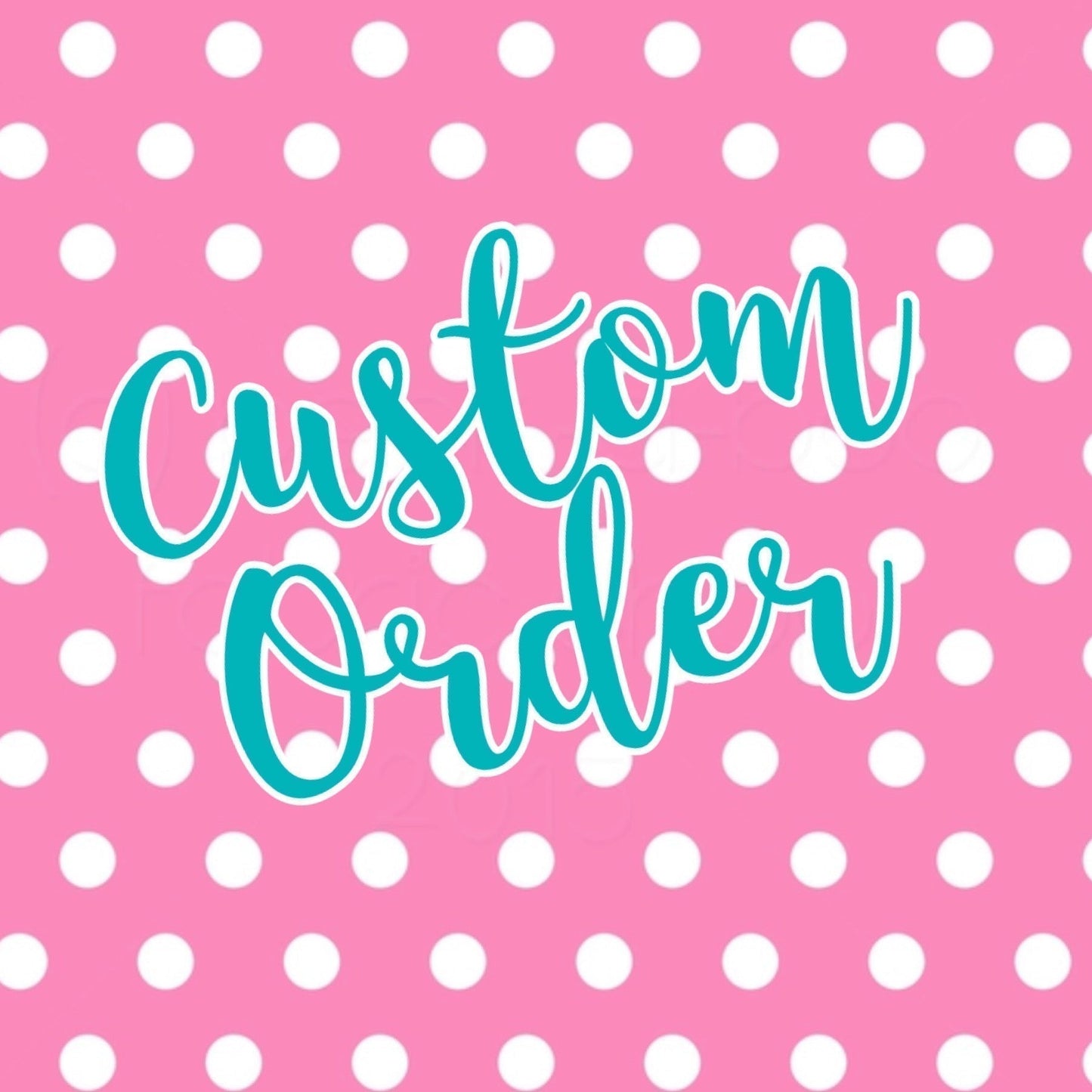 Groovy Square Custom Order