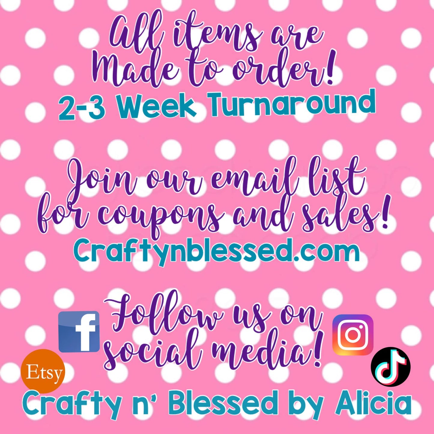 Polka Dot Bunny Door Hanger