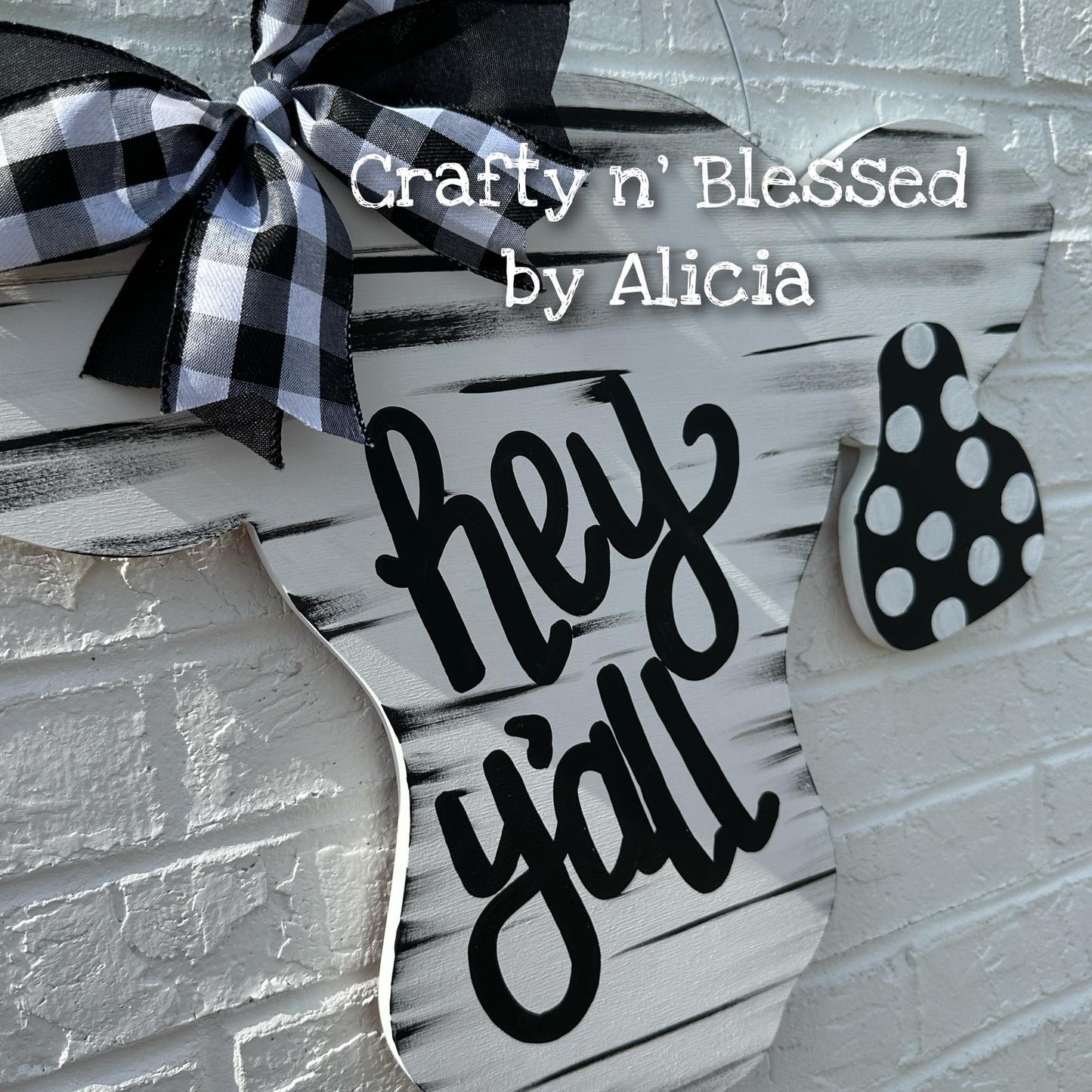 Cow Head Door Hanger