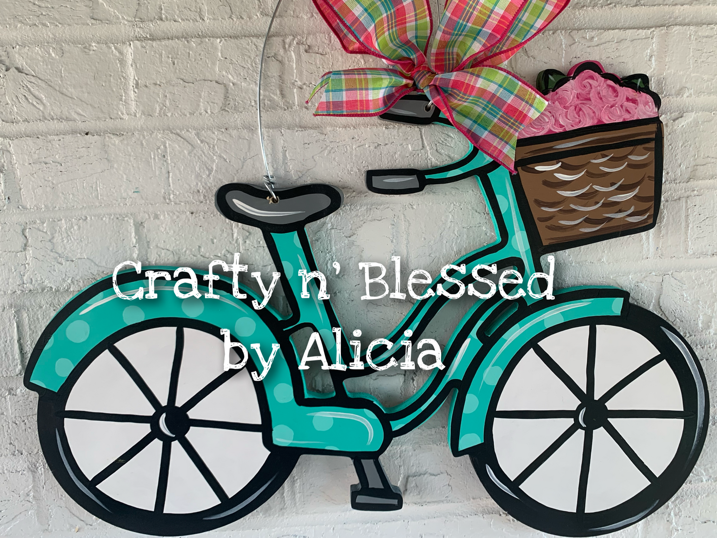Spring Bicycle Door Hanger