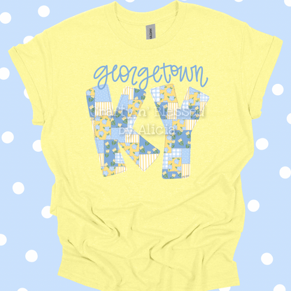 Personalized Quilted Georgetown KY Shirt S-3X