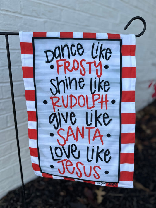 Love like Jesus Garden Flag