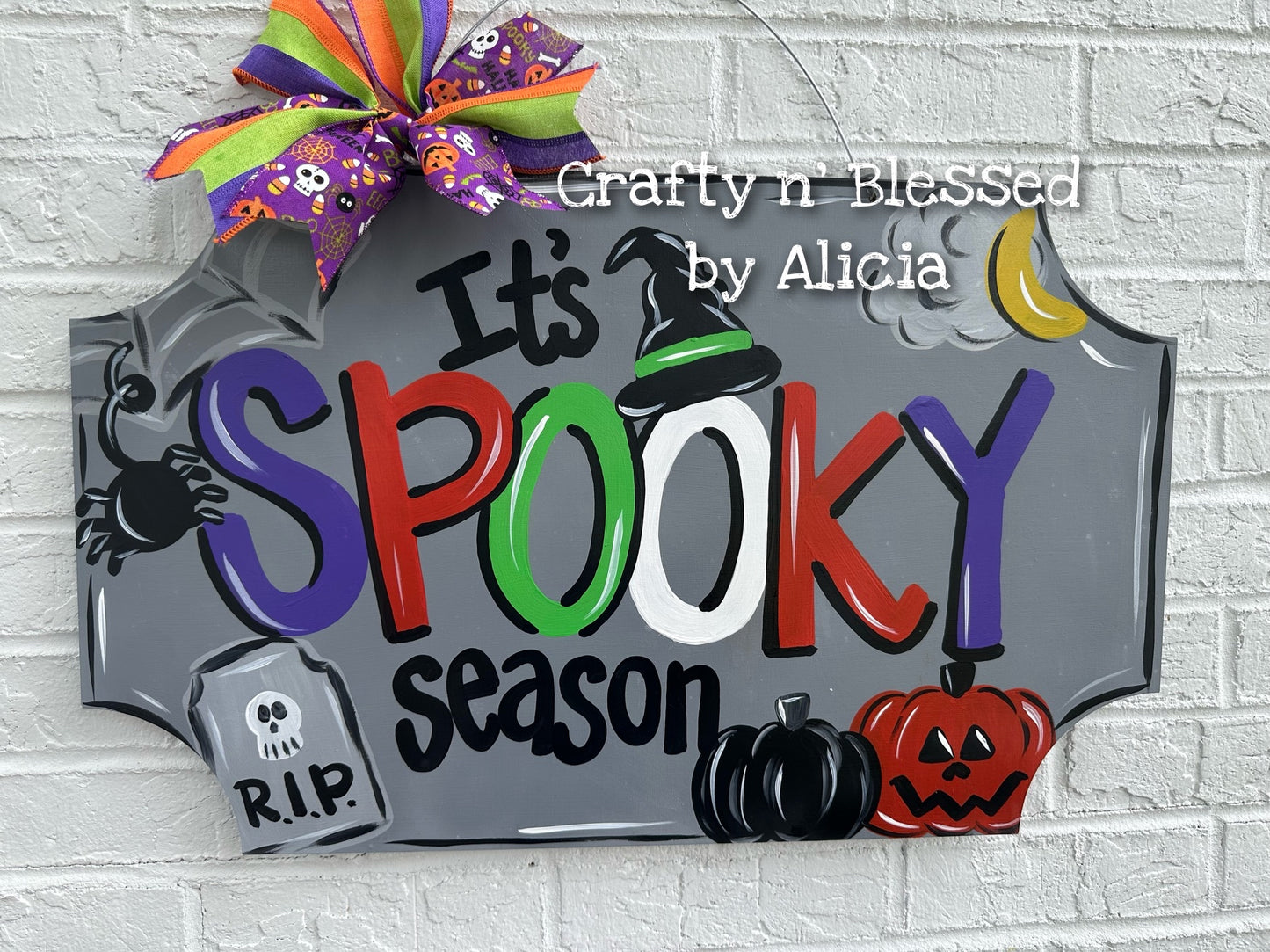 Its Spooky Season Door Hanger