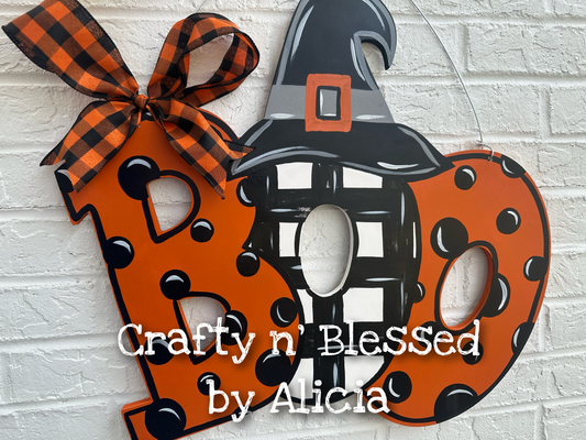 Halloween Boo Door Hanger