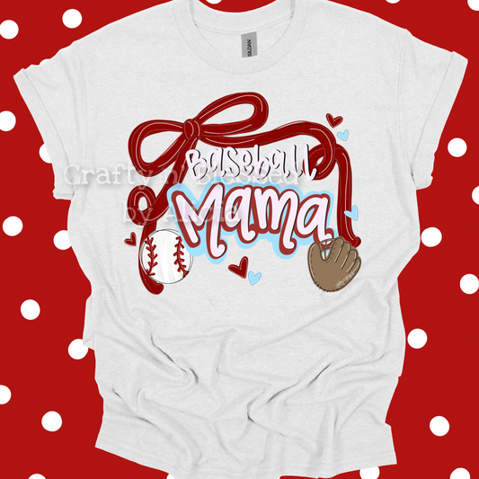 Personalized Baseball Mama Shirt S-3X