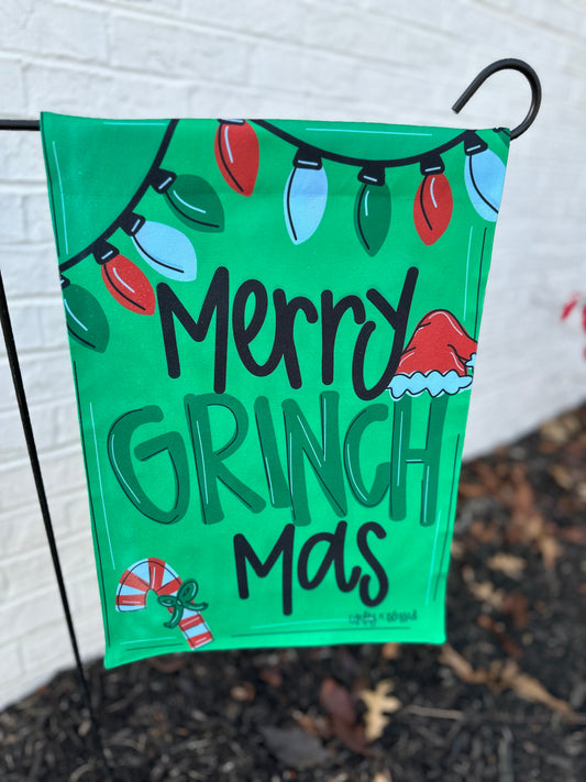 Grinchmas Garden Flag