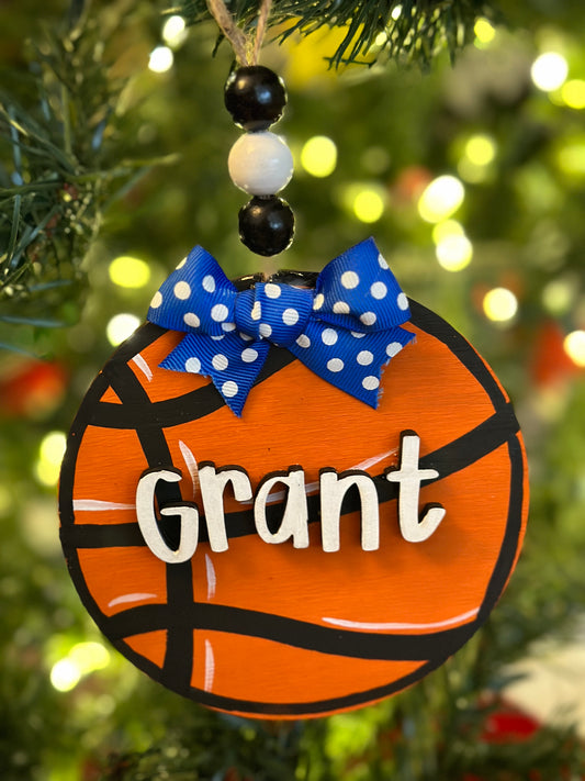 Basketball Personalized Ornament