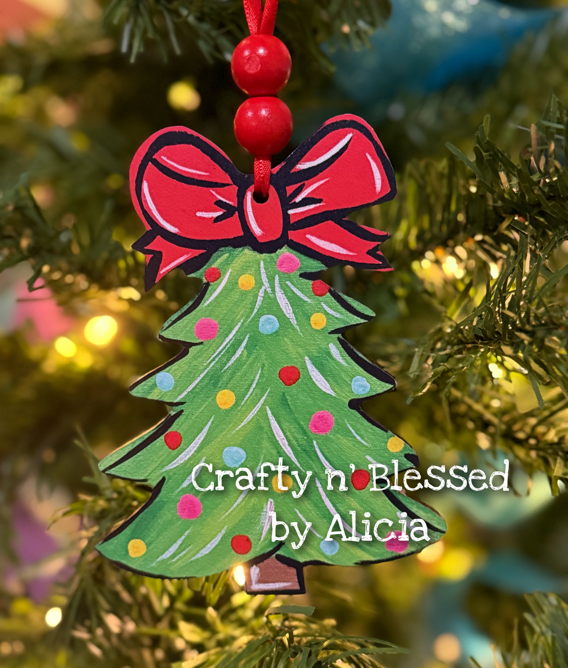 READY TO SHIP/PICKUP Bow Tree Ornament