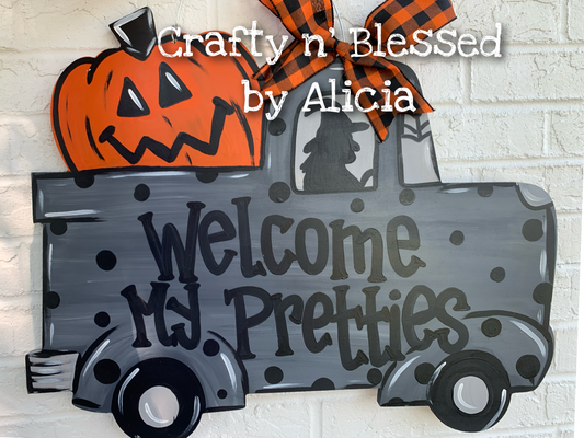 Witch Truck Door Hanger