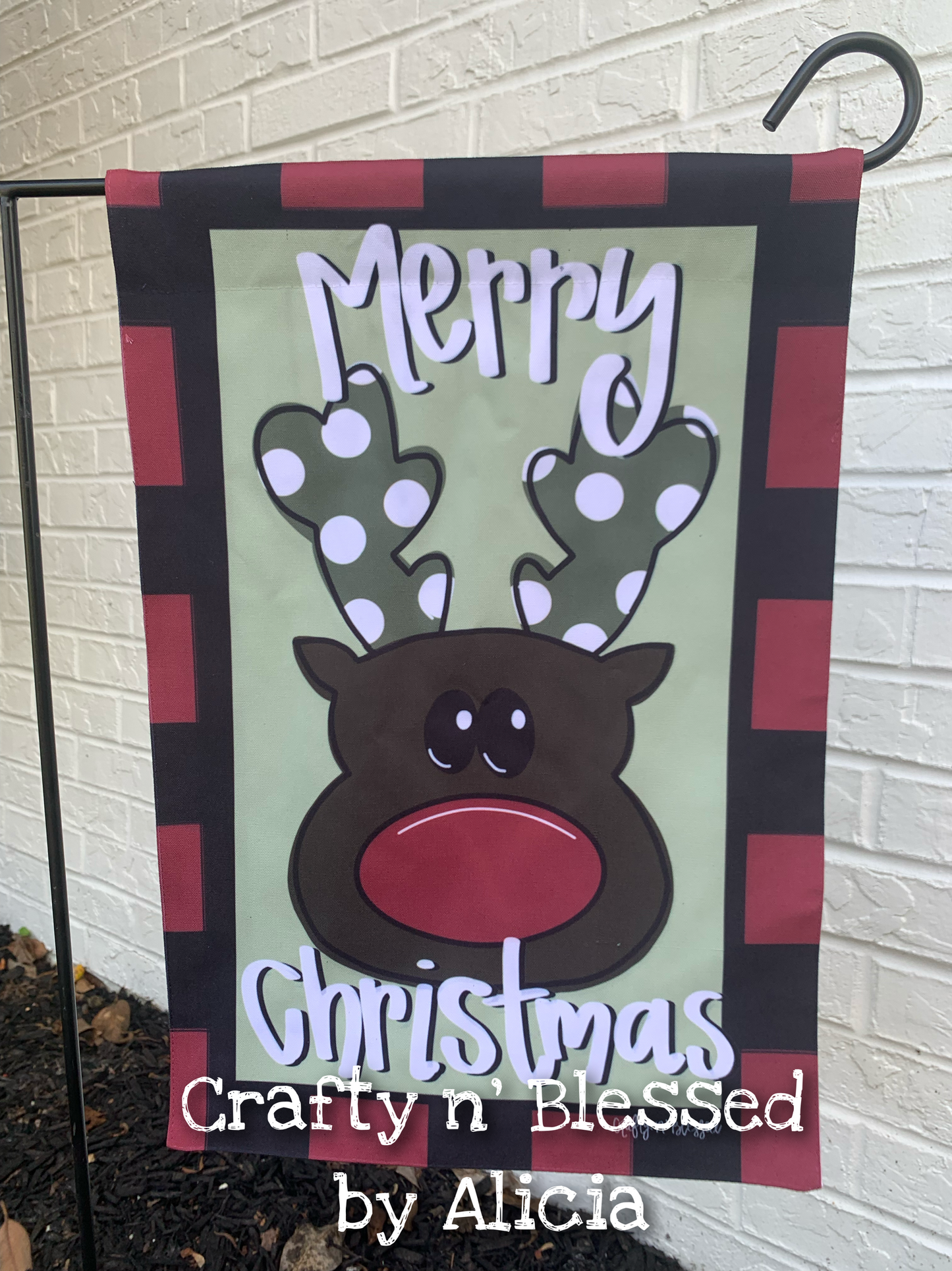 Christmas Truck Garden Flag