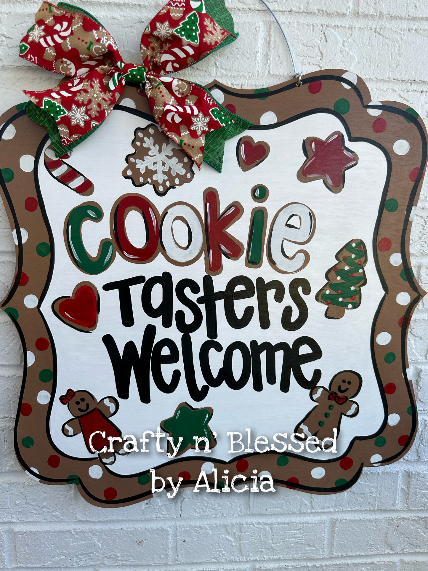 Cookie Plaque Door Hanger