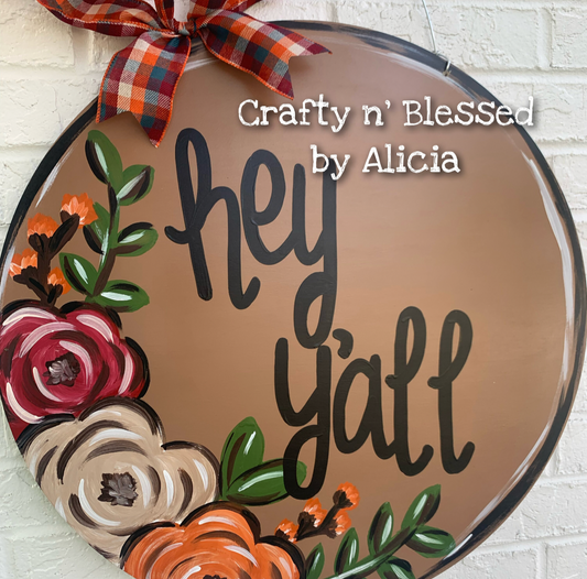 Hey Ya’ll Floral Circle