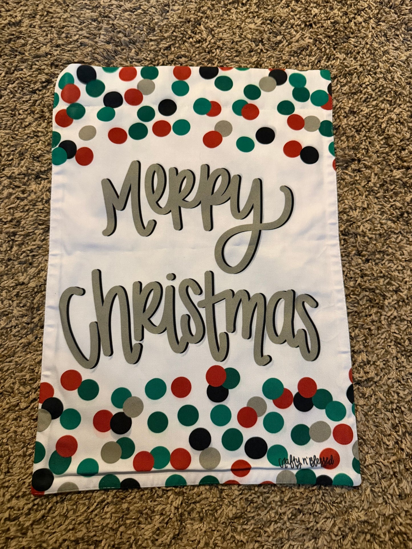 READY TO SHIP/PICKUP Merry Christmas Garden Flag