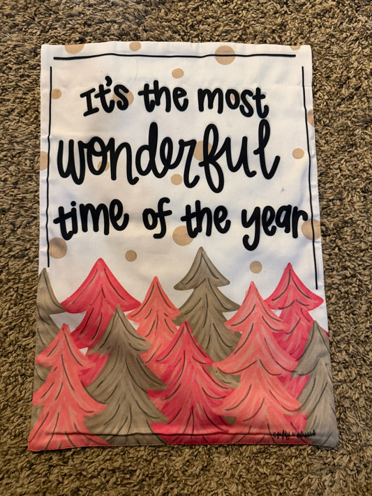 READY TO SHIP/PICKUP Pink Trees Garden Flag