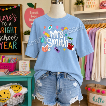 Personalized Teacher Shirt S-3X