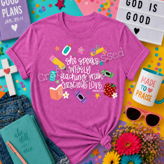 Proverbs 31:26 Shirt S-3X