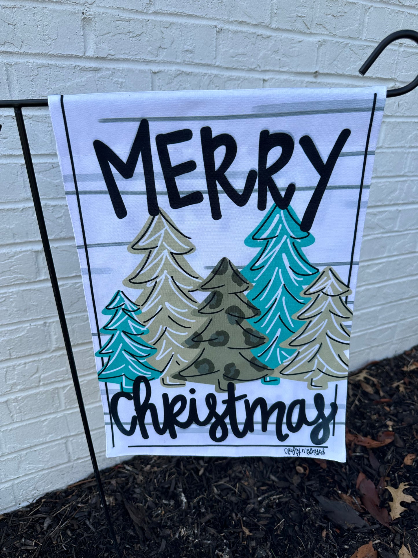 Christmas Truck Garden Flag