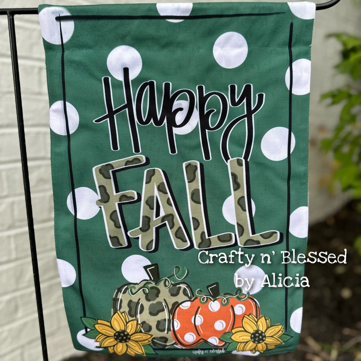 Marsh Happy Fall Garden Flag