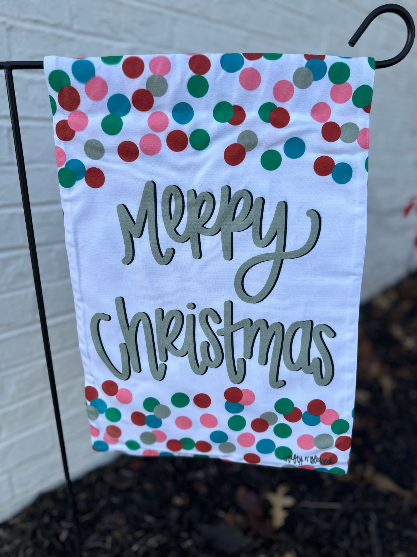 Christmas Truck Garden Flag