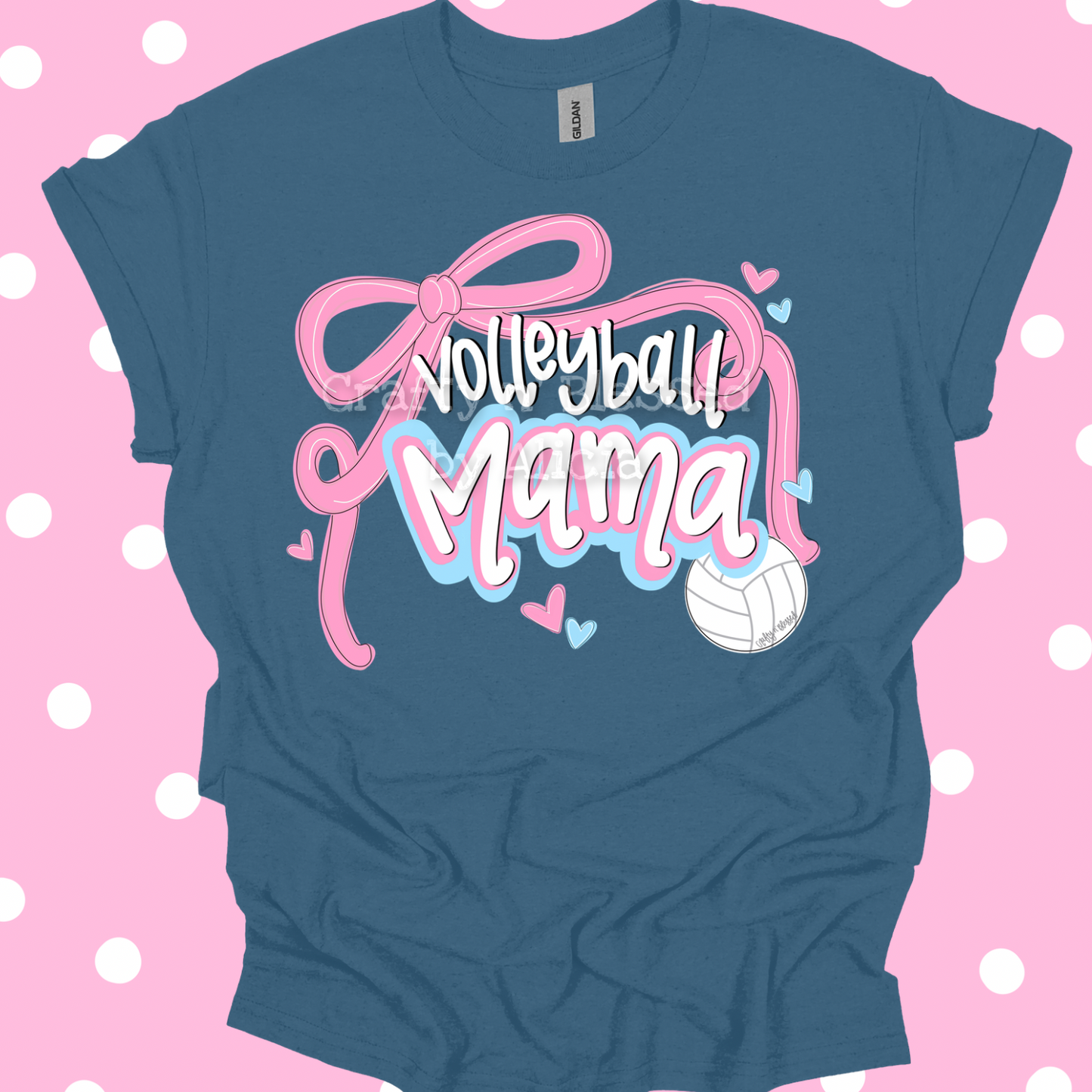 Personalized Volleyball Mama Shirt S-3X