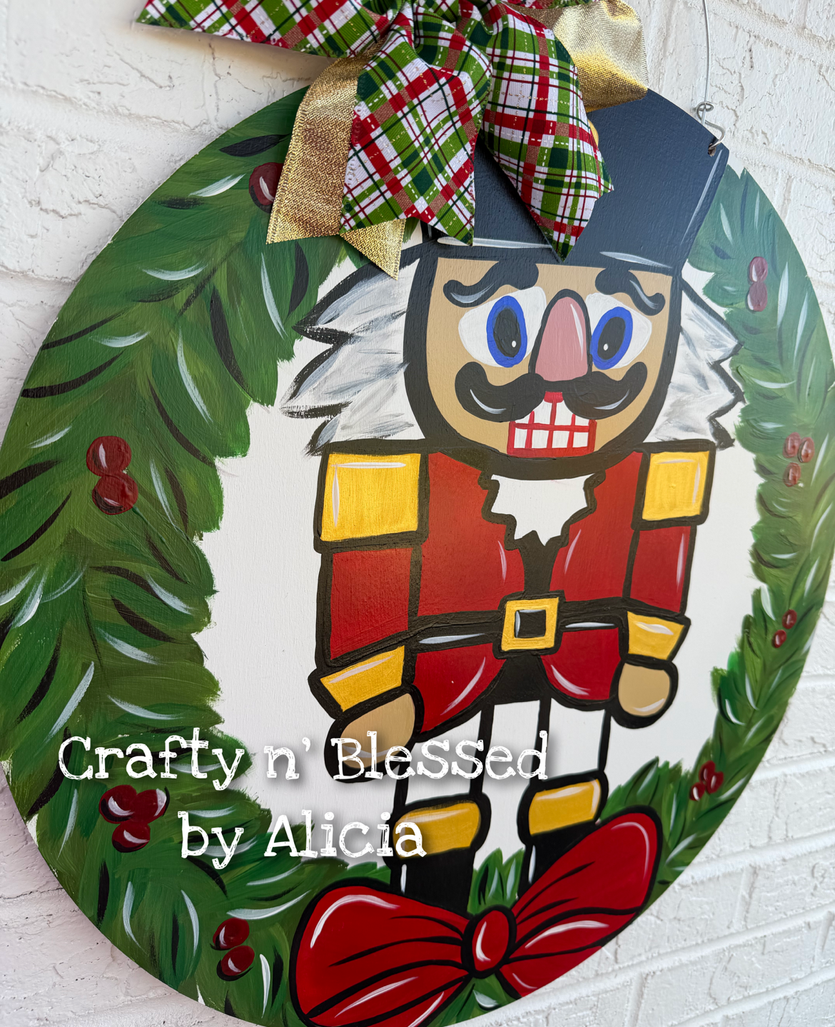 Nutcracker Wreath Door Hanger