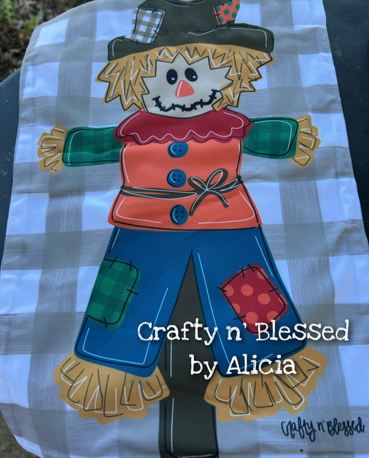 READY TO PICKUP/SHIP Scarecrow Flag