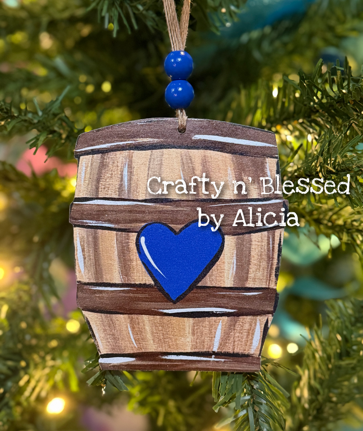 READY TO SHIP/PICKUP Bourbon Barrel Ornament