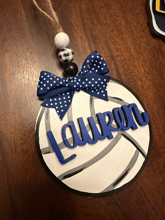 Volleyball Personalized Ornament