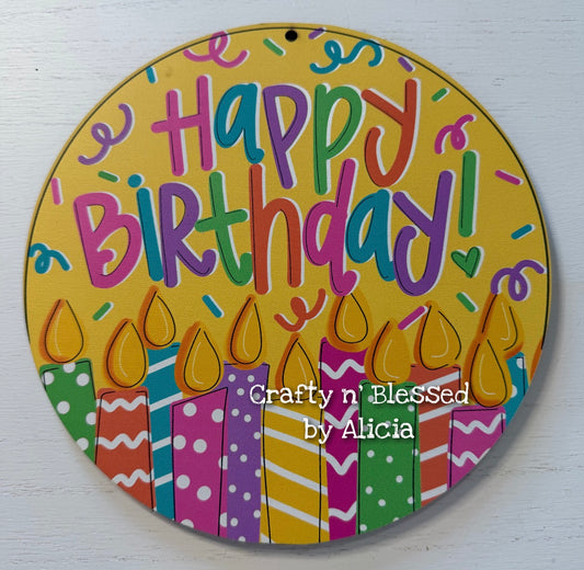 Interchangeable Mini Birthday Circle