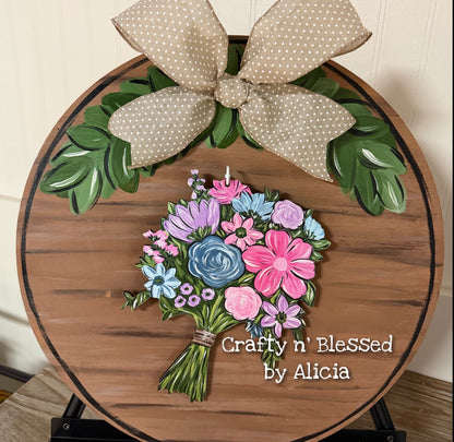 Greenery and Bow Indoor Interchangeable Mini BASE