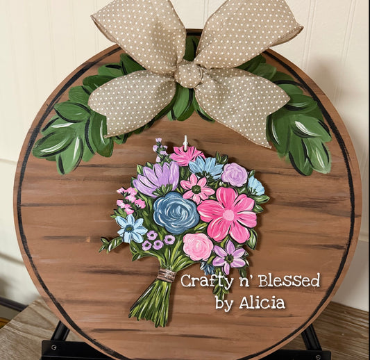 Greenery and Bow Indoor Interchangeable Mini BASE