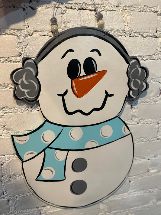 READY to Pickup/Ship Earmuff Snowman