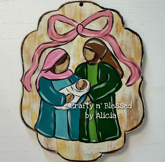 Interchangeable Mini Mary Joseph Jesus