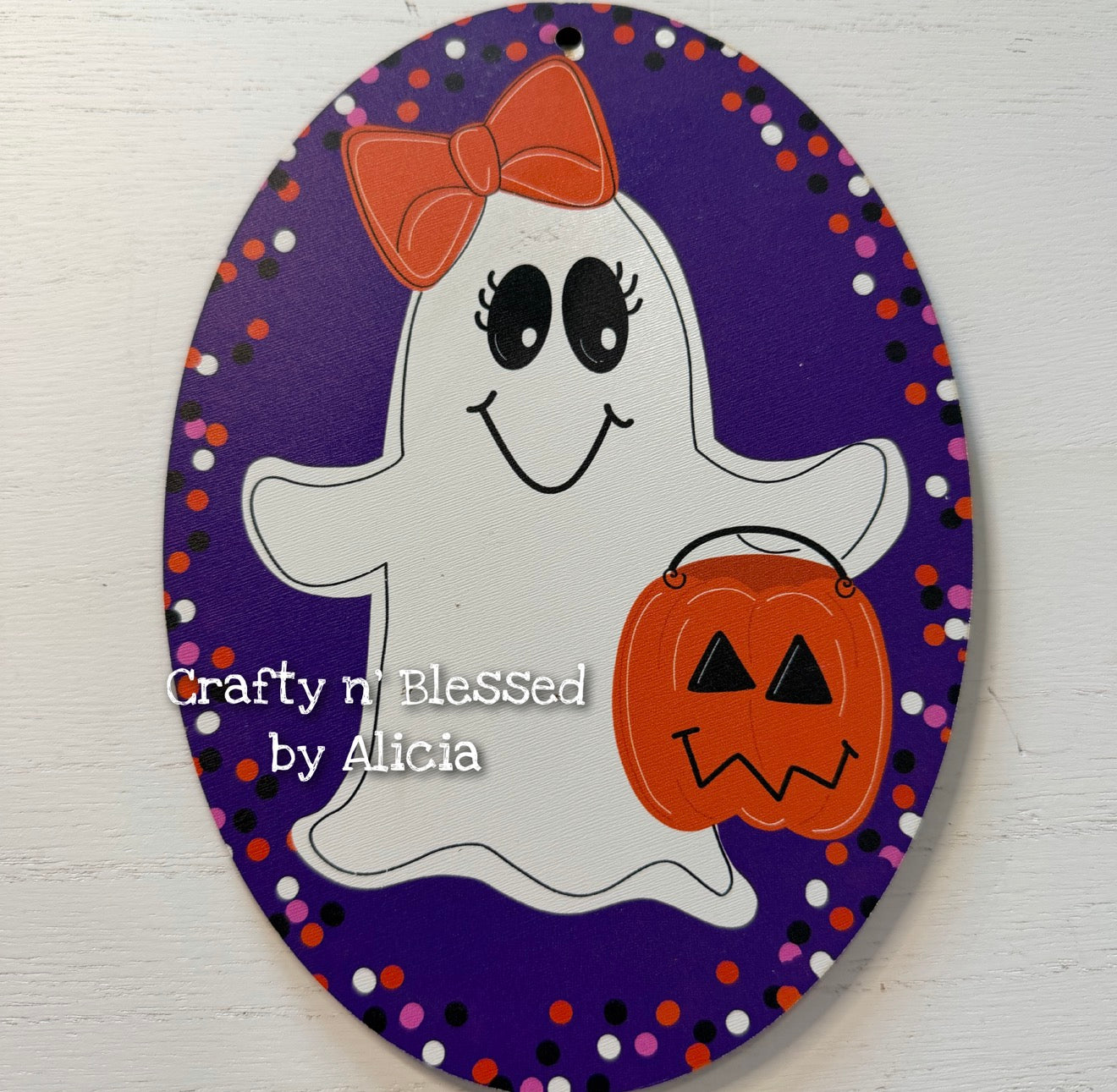 Interchangeable Mini Ghost Oval