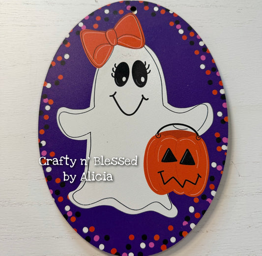 Interchangeable Mini Ghost Oval