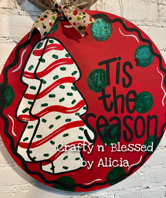 Tis the Season Door Hanger