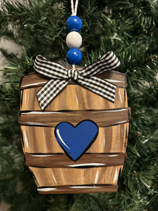 Bourbon Barrel Personalized Ornament