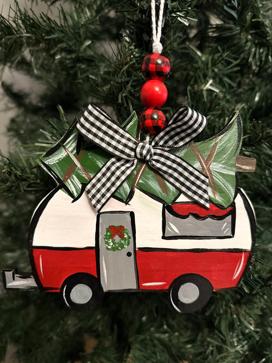 Christmas Camper Personalized Ornament