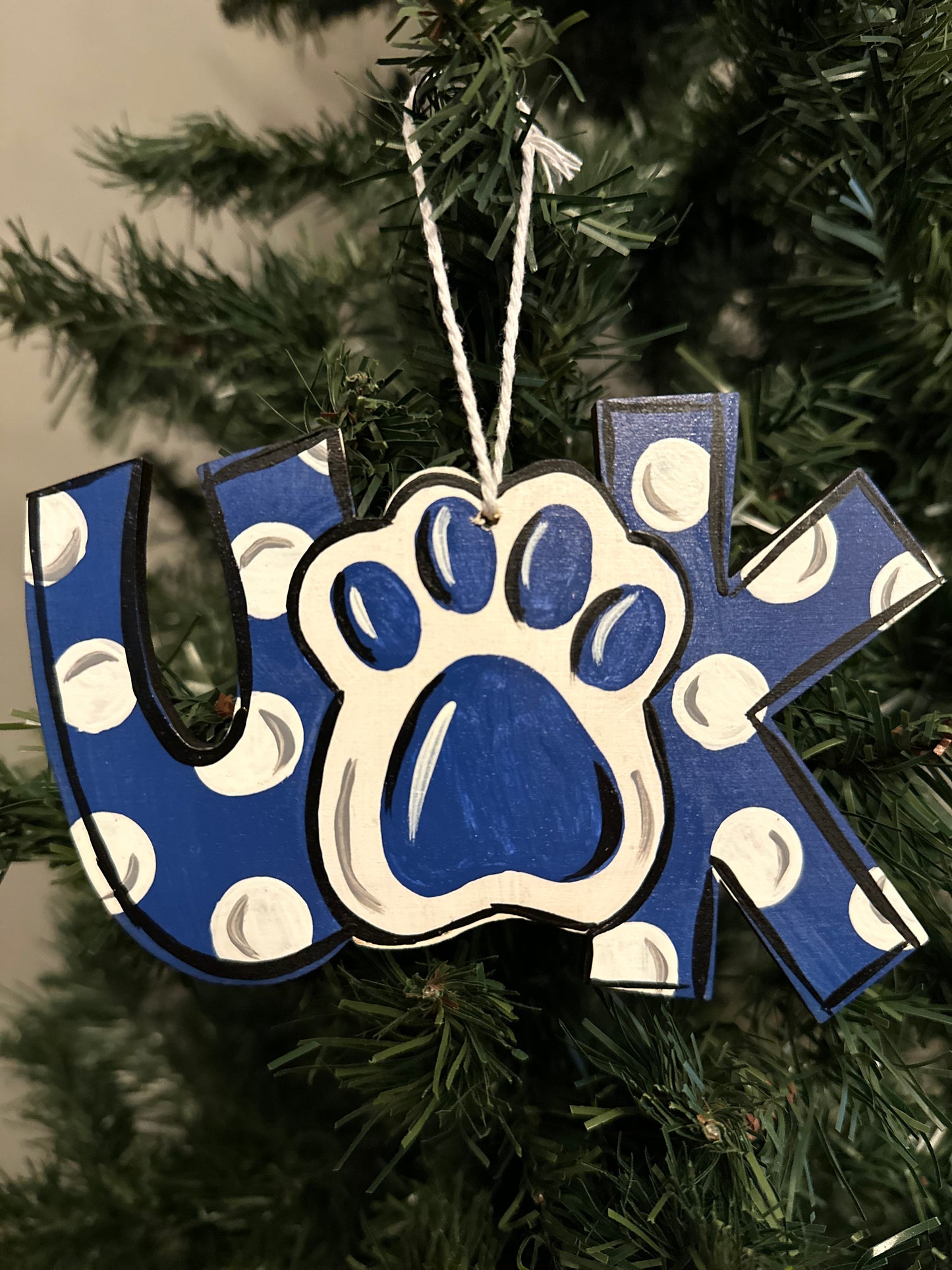 UK Paw Personalized Ornament