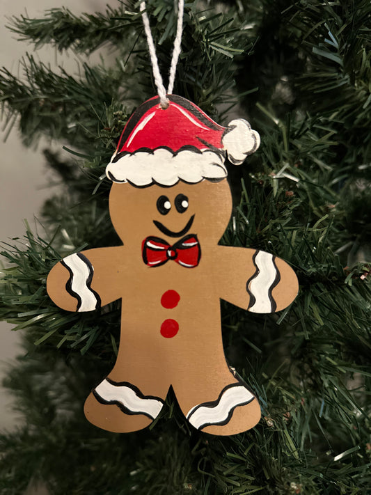 Gingerbread Boy Personalized Ornament